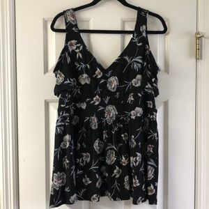 Torrid cold shoulder blouse